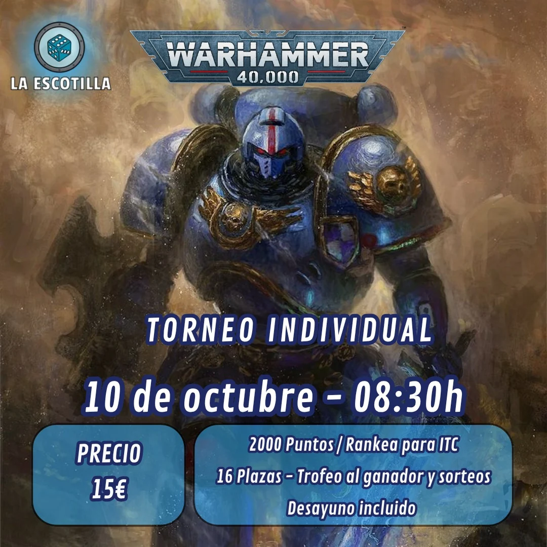 Torneo Warhammer 40.000 La Escotilla - Octubre 2026