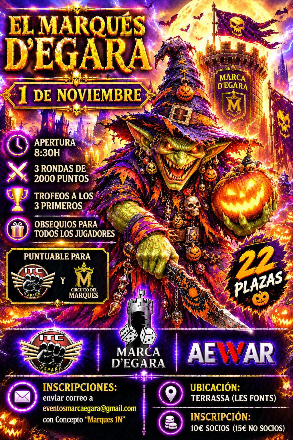 Torneo Warhammer 40K El Marques d´ Egara - Noviembre 2026