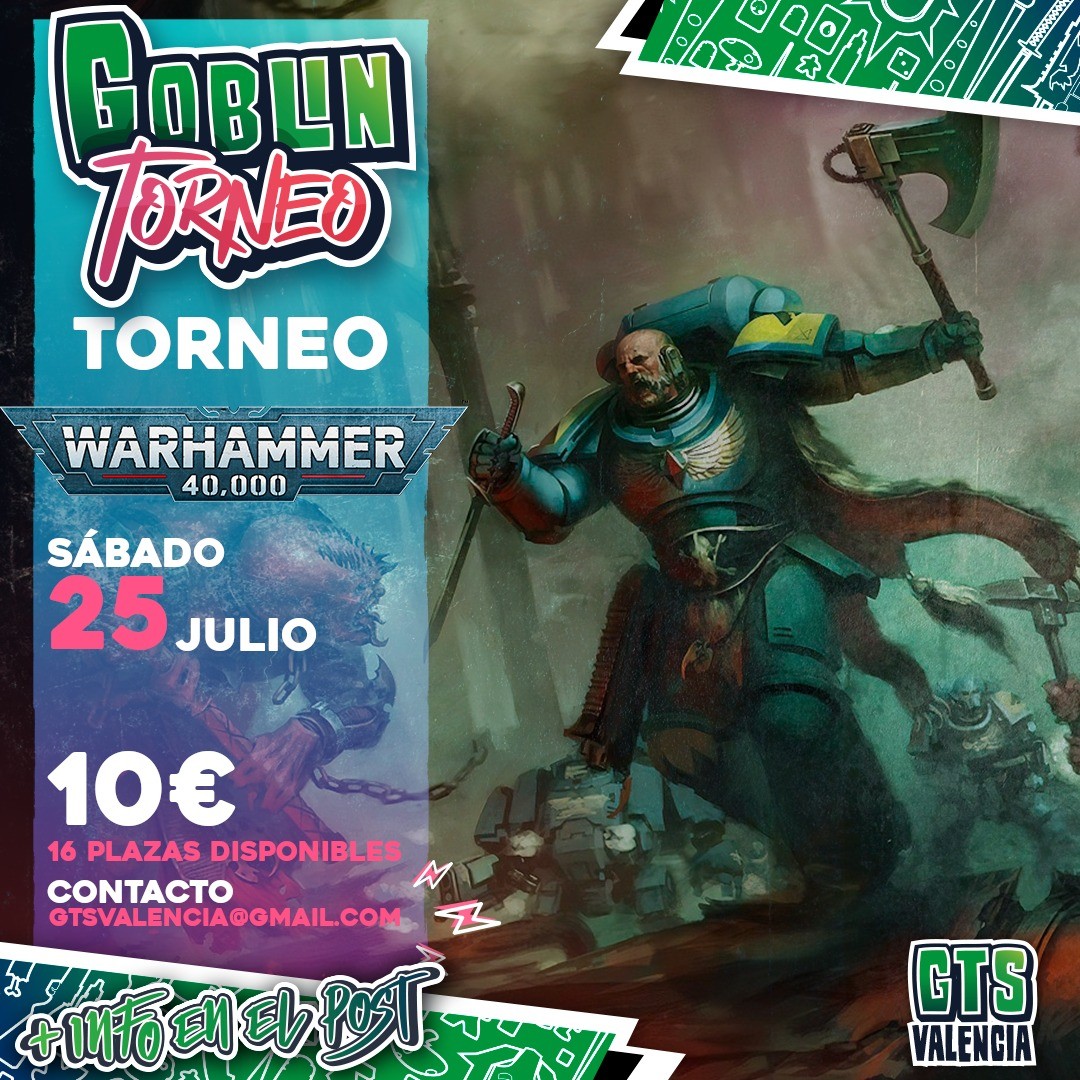 Goblin Torneo Warhammer 40.000 Valencia - Julio 2026
