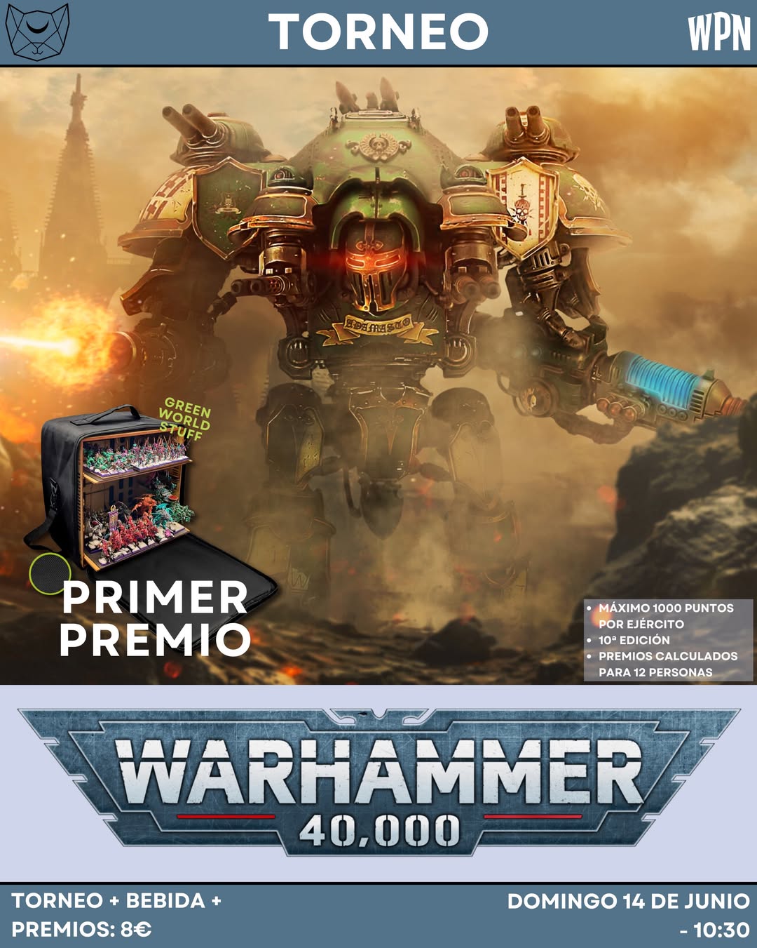 Torneo Warhammer 40K Laluna Premia - Junio 2026