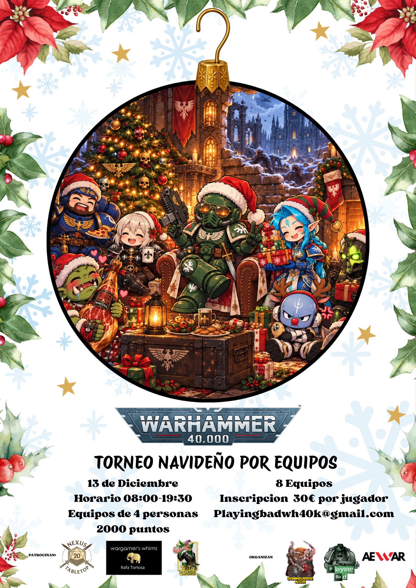 Torneo Warhammer 40K por equipos Navideño Alcoy 2026