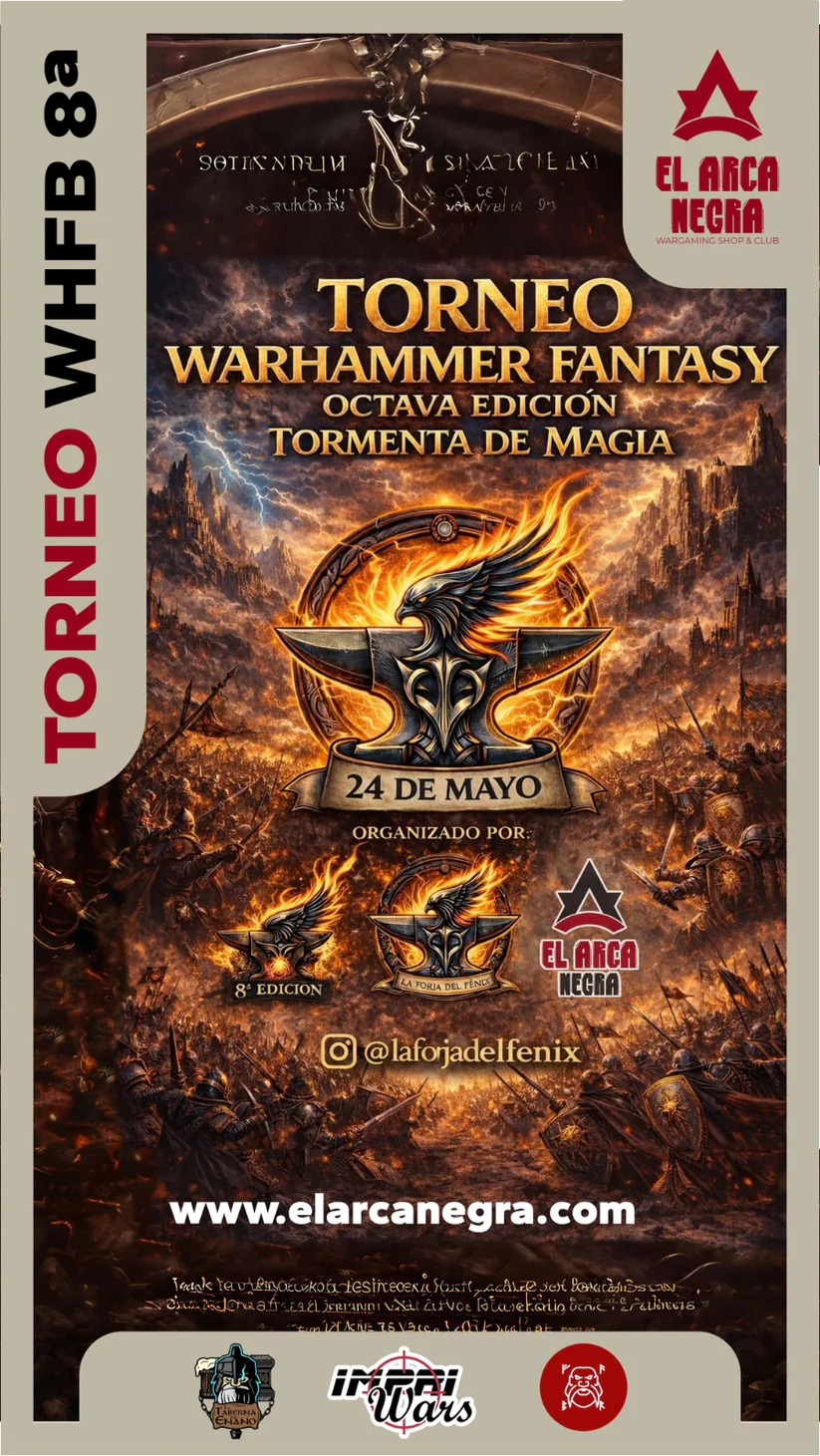 Torneo Warhammer Fantasy Battles El Arca Negra - Mayo 2026