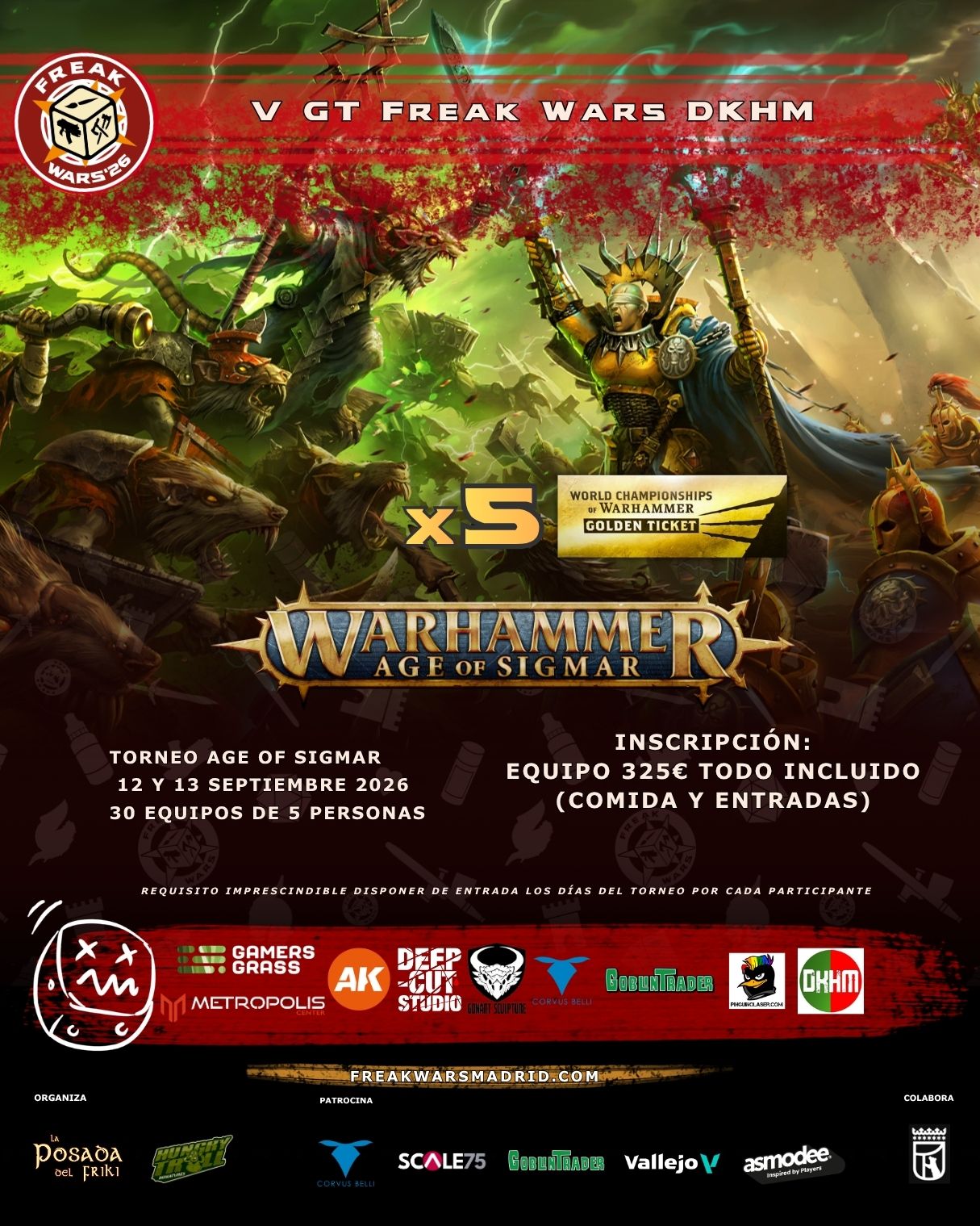 V Torneo Age of Sigmar GT Freak Wars