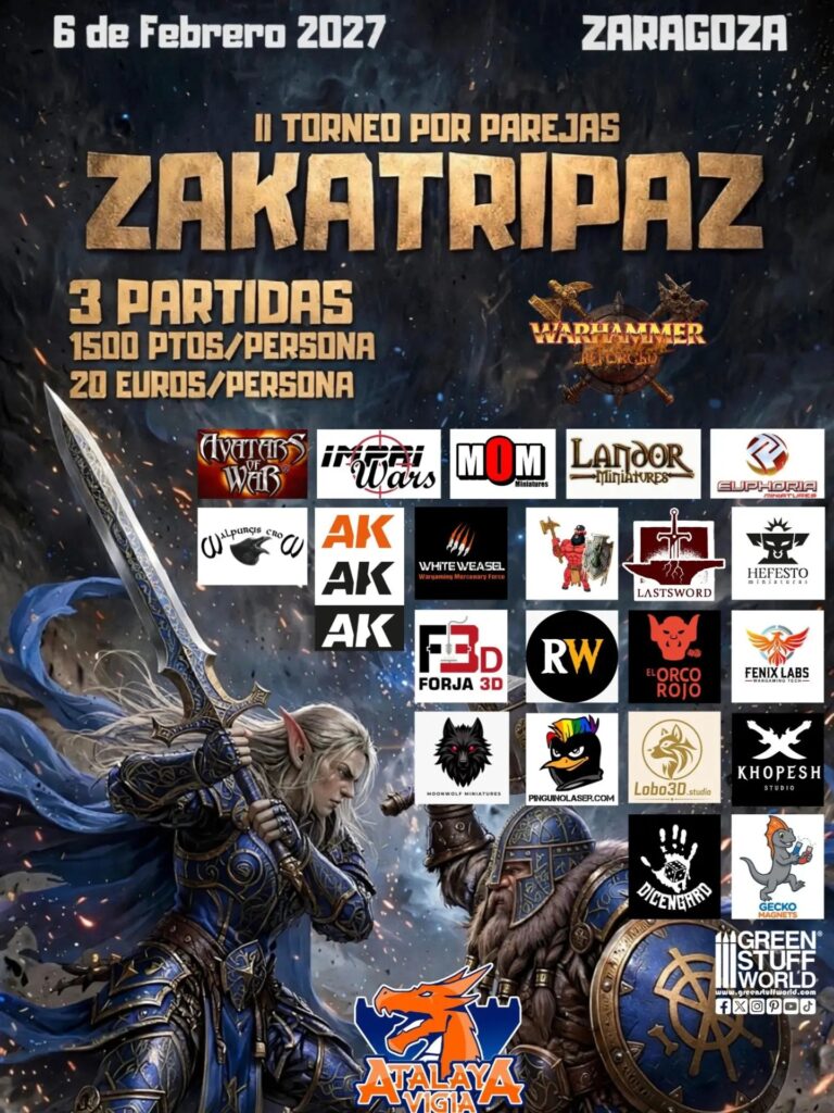 Bases: II Torneo Zakatripaz - Warhammer Reforged - (Zaragoza - Febrero 2027)
